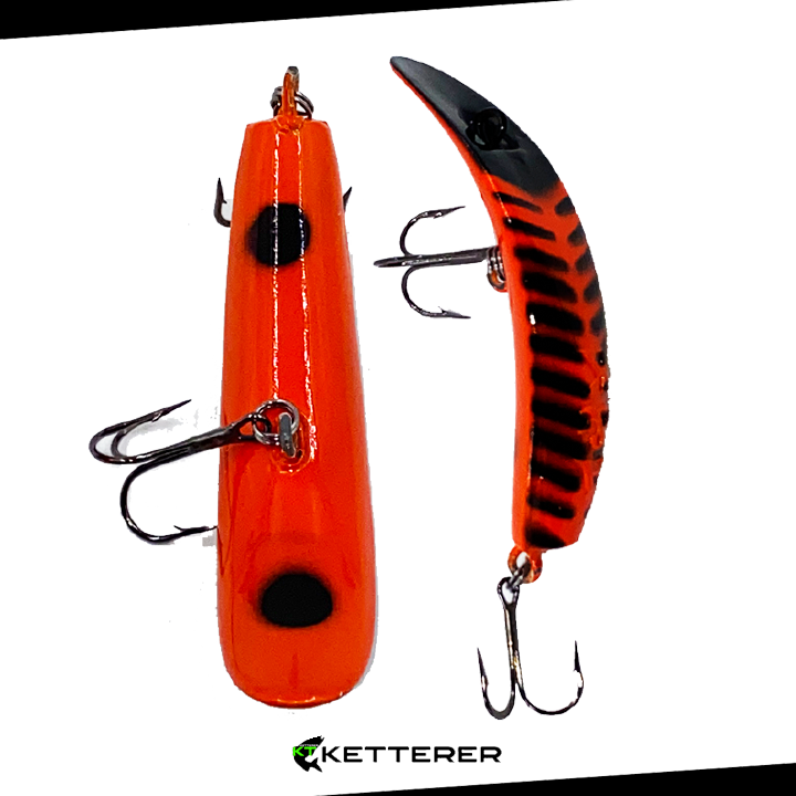 Señuelo Caimán - Esqueleto Naranjo (C05)