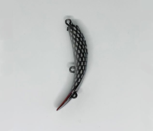 Señuelo Caimán - Viuda Plateada (C01) - Imagen 2