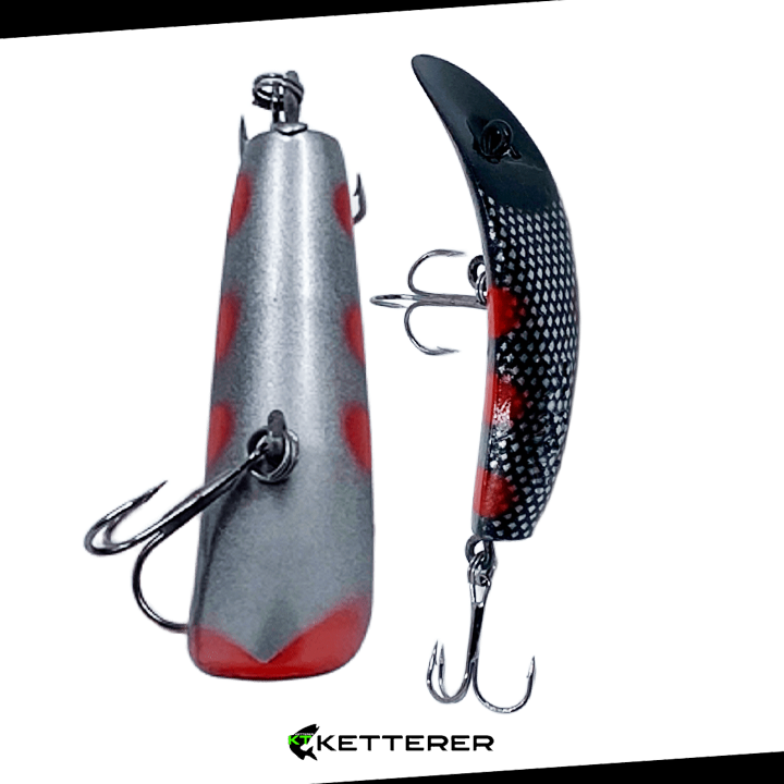 Señuelo Caimán - Viuda Punto Rojo (C37)