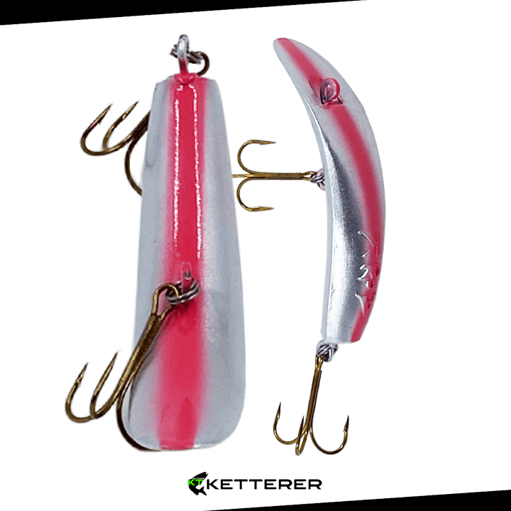 Señuelo Caimán - Plateado Rosa (C48)