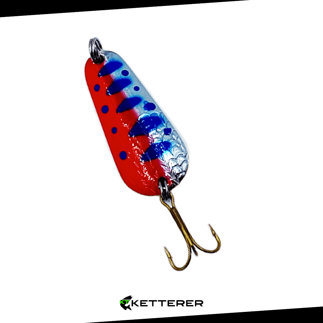 Cuchara L - Pintado Rojo Azul (CL07)