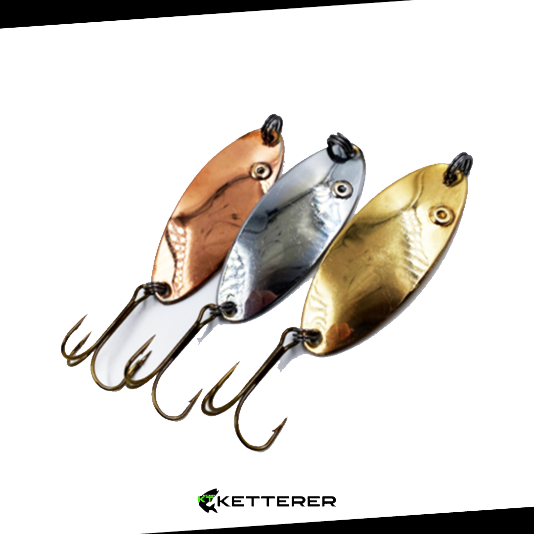 Cuchara Doble Araña 15 Gr. - Rojo Linea Amarilla (C2A03) - Imagen 2